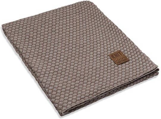 Knit Factory Juul plaid marron beige