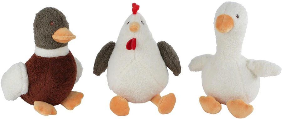 Knuffel Eend Kip Gans 22cm