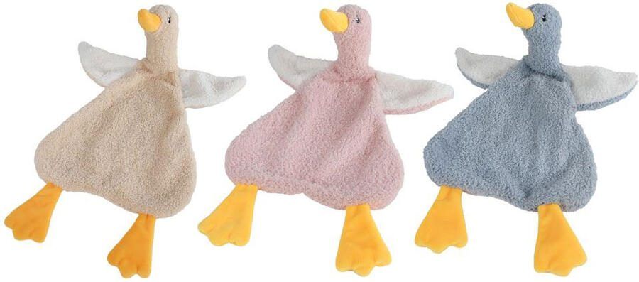 Knuffel knuffeldoekje eend 40cm