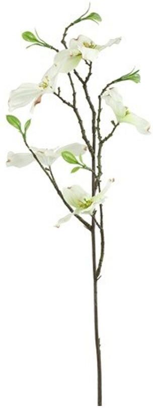 Kunstbloem Cornus wit S