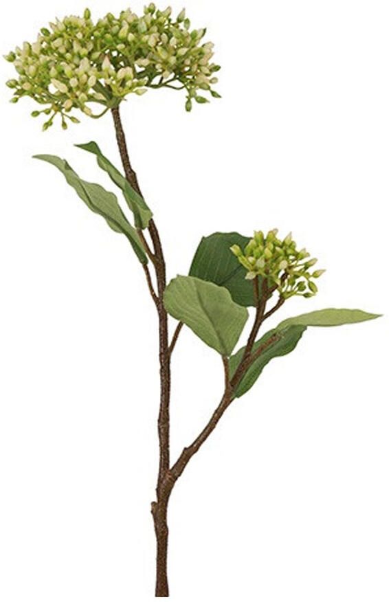 Kunstbloem Knop Cornus Cibil Wit