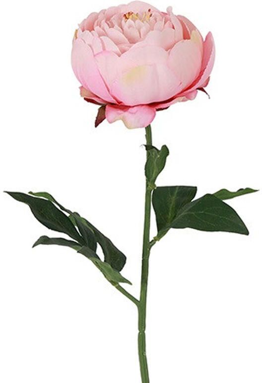 Kunstbloem Paeonia Carolo Roze