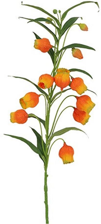 Kunstbloem Sandersonia oranje