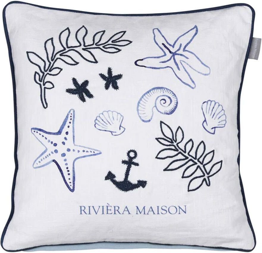 Kussen Riviera Maison Sail Away Blue 45x45