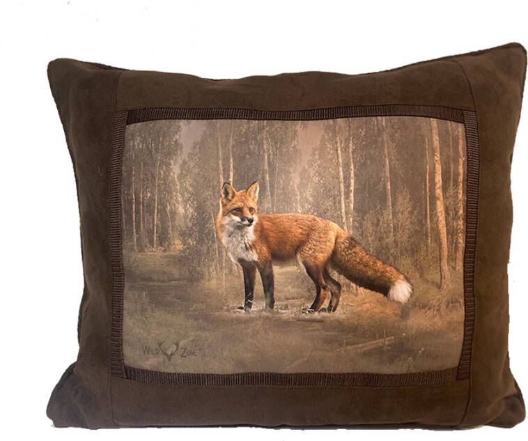 Nature Galerie Kussen wild suede look vos - Foto 1
