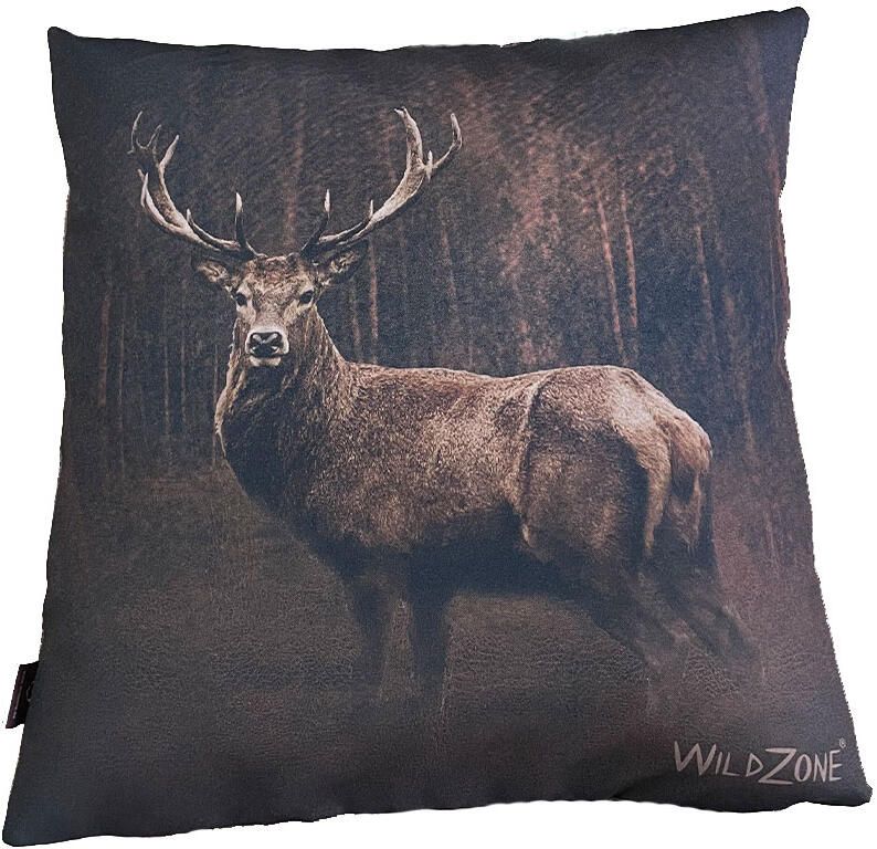 Kussen Wildzone Edelhert Zijkant