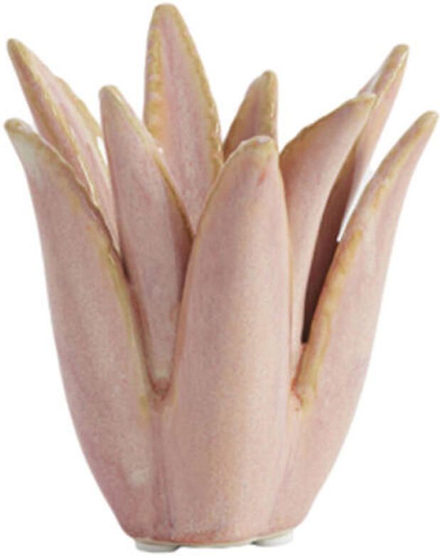 Light & Living Kandelaar Cactus keramiek koraal S