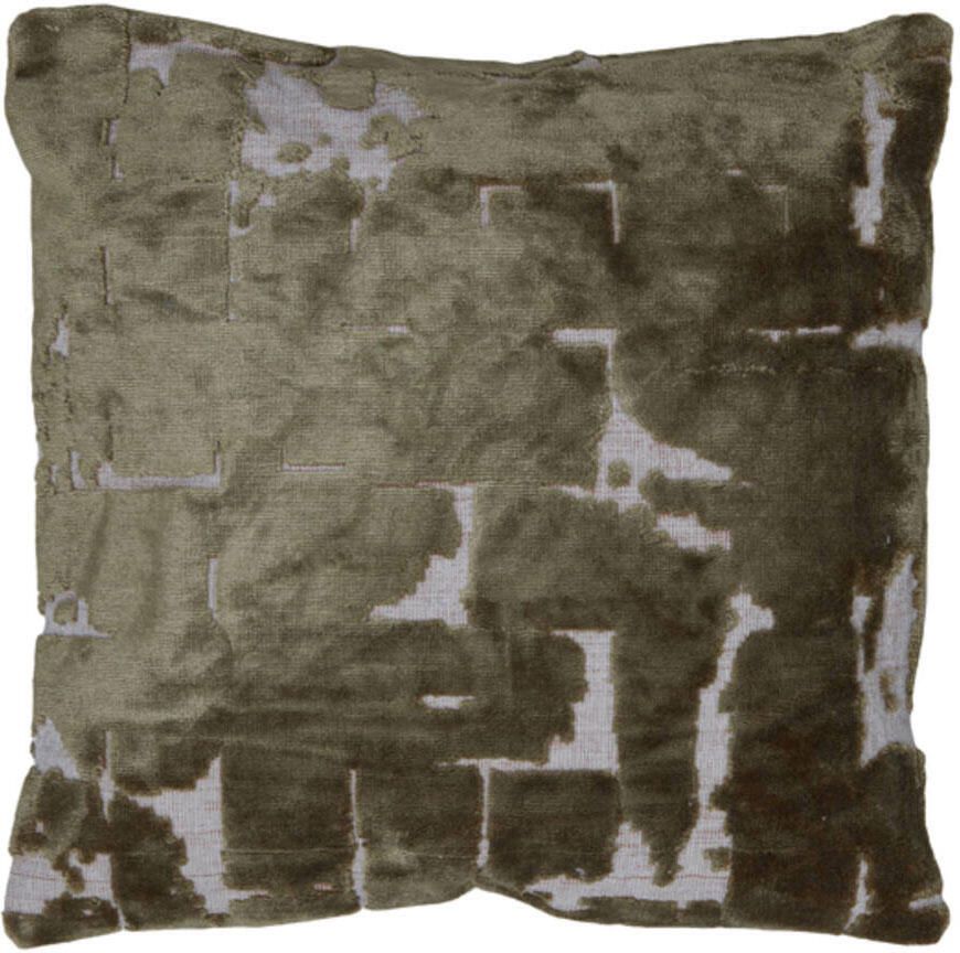 Light & Living Kussen Huslia Groen 45x45