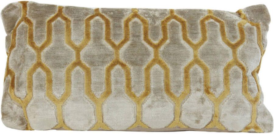 Light & Living Kussen Jembana zand okergeel 60x30