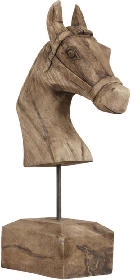 Light & Living Ornament Horse hout weather barn