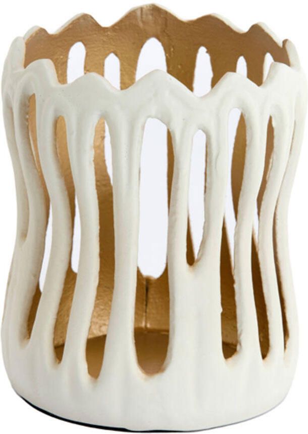 Light & Living Theelicht Tivoli creme + goud L