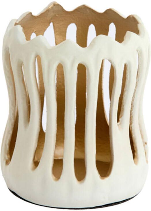 Light & Living Theelicht Tivoli creme + goud M