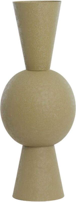Light & Living Vaas Chedi olijf groen S