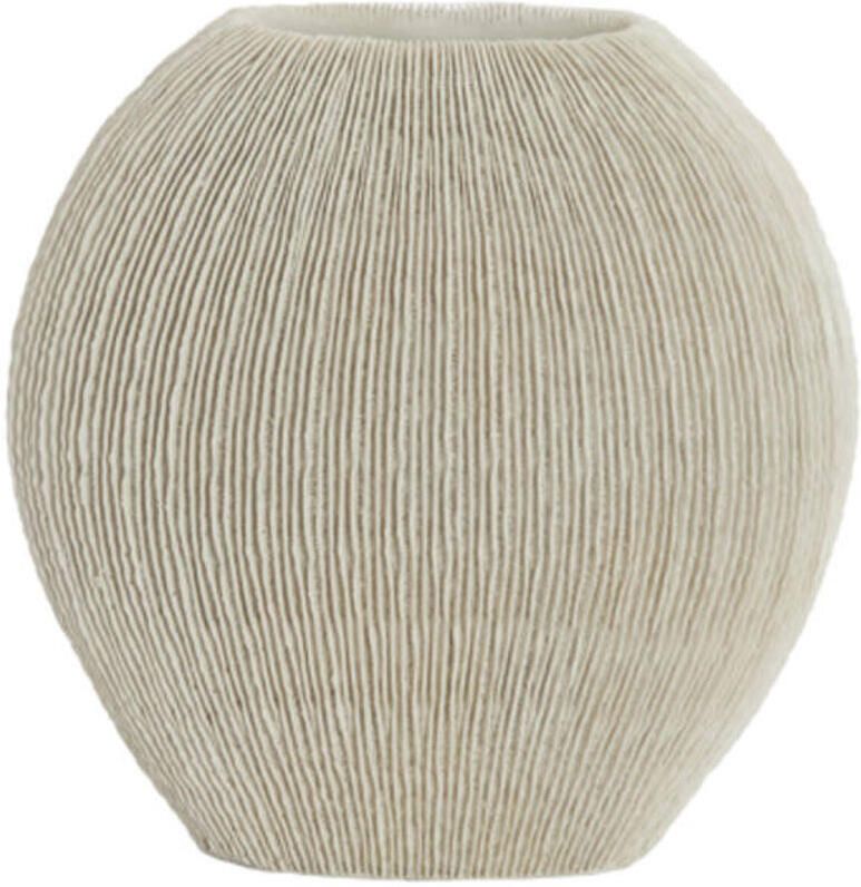 Light & Living Vaas deco Bubio creme m