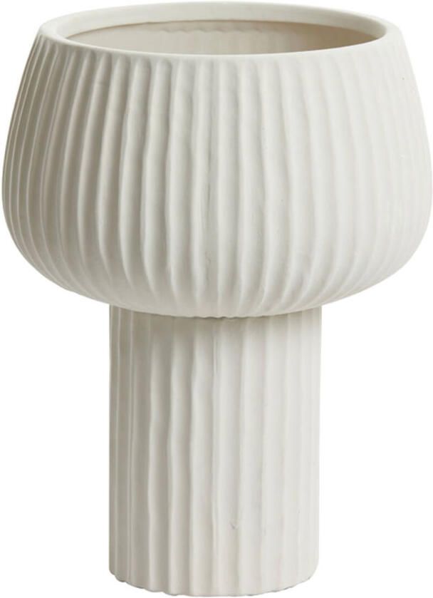 Light & Living Vaas deco Feya keramiek creme s