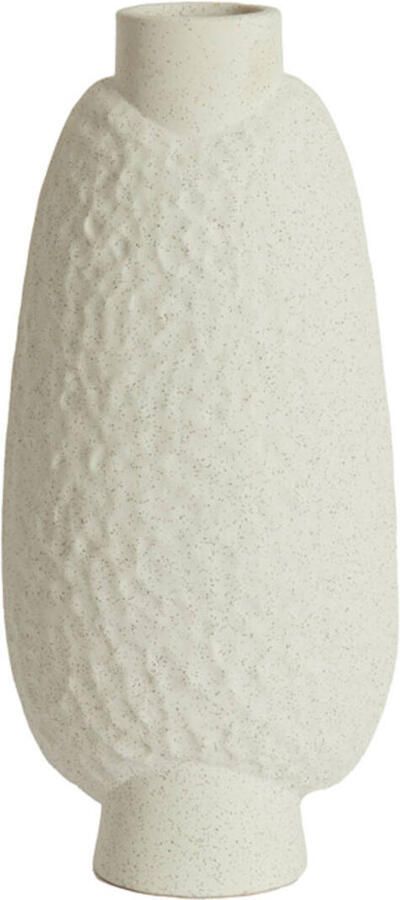 Light & Living Vaas deco Namtu keramiek mat creme M