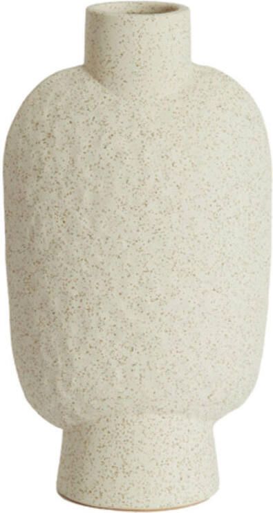 Light & Living Vaas deco Namtu keramiek mat creme S