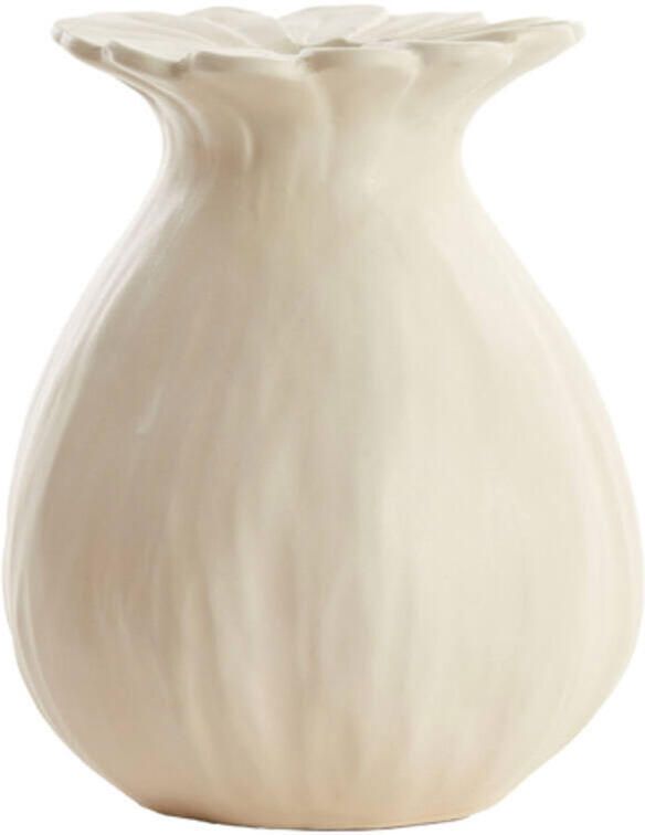 Light & Living Vaas deco Rewa keramiek creme M