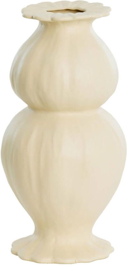 Light & Living Vaas deco Rewa keramiek creme XL