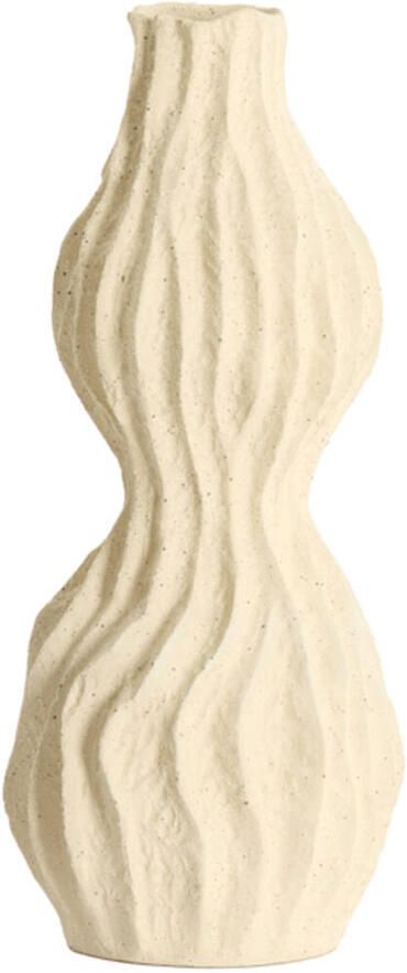 Light & Living Vaas deco Vania keramiek creme M