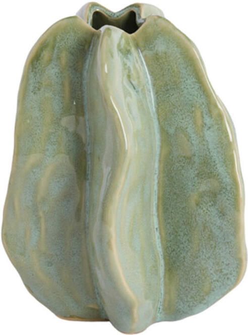 Light & Living Vaas Idrija Keramiek mintgroen S