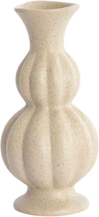 Light & Living Vaas Naida keramiek mat grijs bruin M