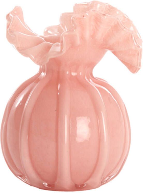 Light & Living Vaas Xerea glas licht roze