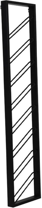 Light & Living Wijnrek Malbeo zwart 8 flessen