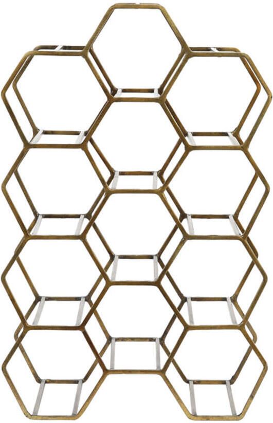 Light & Living Wijnrek Salbris 12 flessen antiekbrons