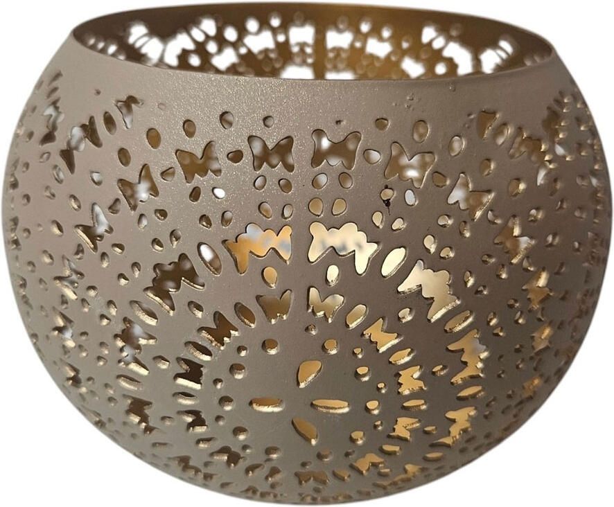 Mansion Theelicht houder Sevran Ball votive brown M