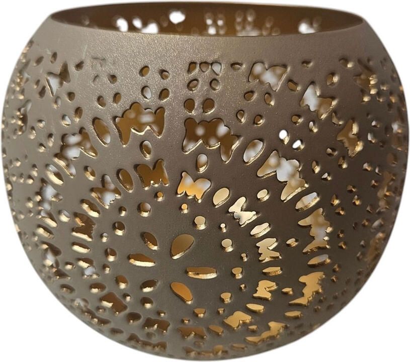 Mansion Theelicht houder Sevran Ball votive brown S