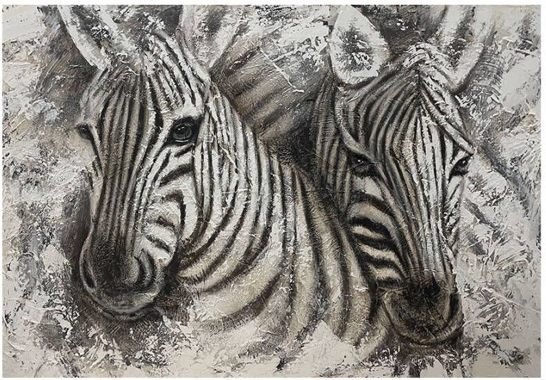 Mondiart schilderij Zebra s