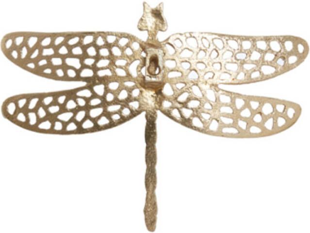 Ornament Dragonfly glanzend goud M
