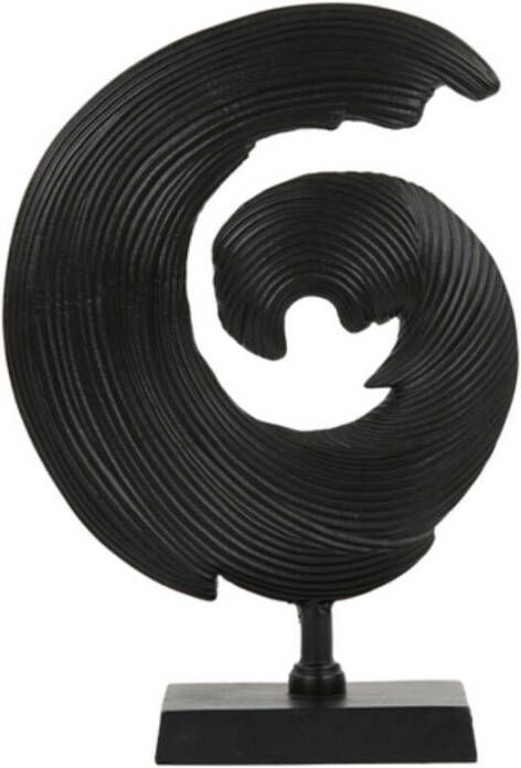 Ornament op voet Shwiba mat zwart