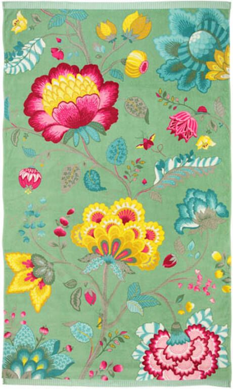 PiP Studio Badhanddoek Floral Fantasy fair green