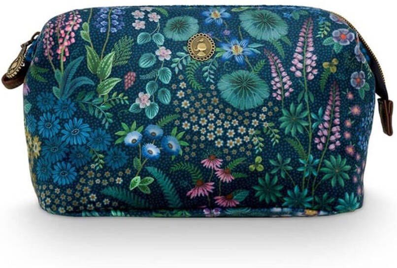 PiP Studio Cosmetic Purse Querida Velvet Dark Blue M