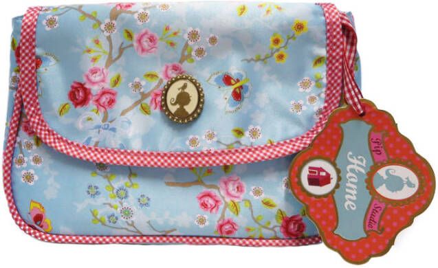 PiP Studio Cosmeticbag+flap S Chinese Rose Blue