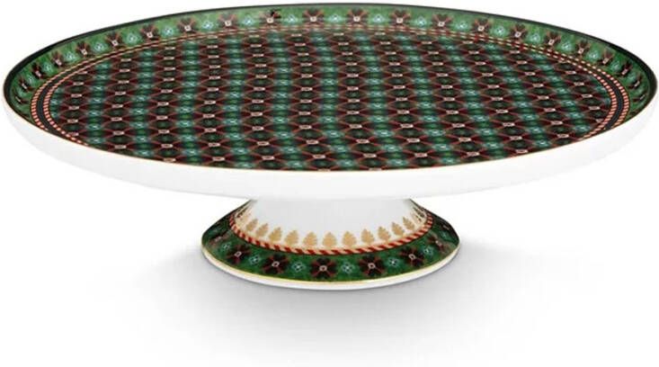 PiP Studio Mini Cake Tray Clover Green 21cm