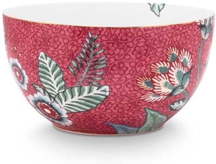 PiP Studio Bowl Flower Festival Dark Pink 12cm