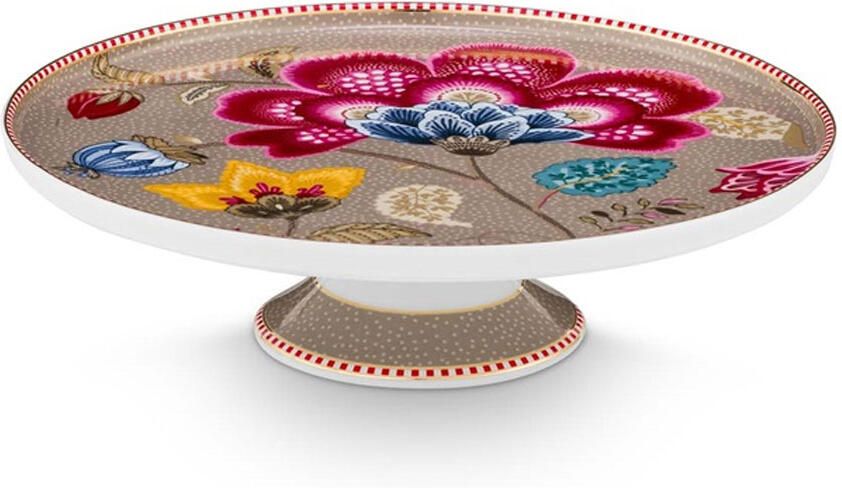 PiP Studio Mini Cake Tray Blooming Tales Fantasy Khaki 21cm