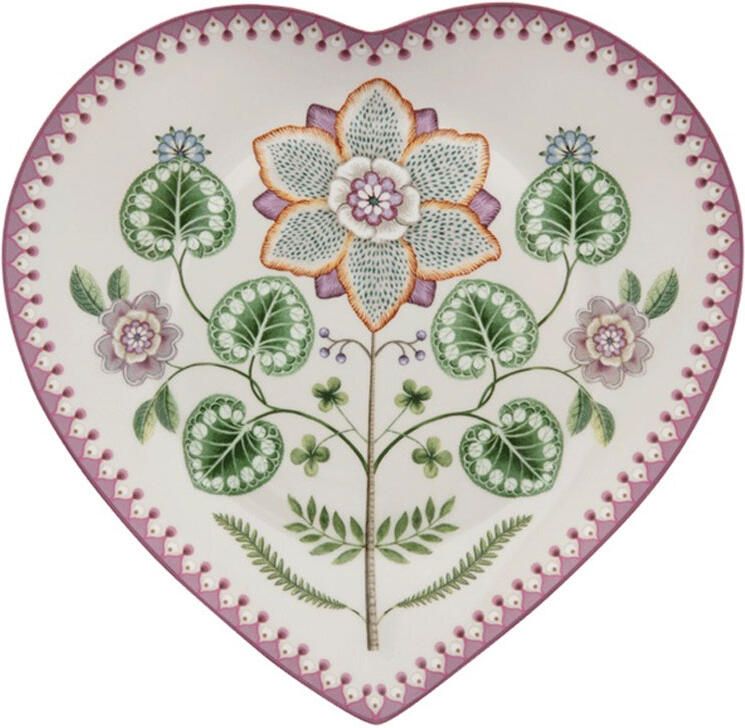 PiP Studio Plate Heart Shape Lila 21.5cm