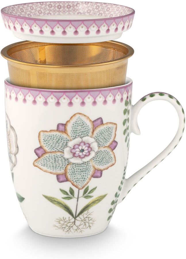 PiP Studio Tea for one Lily & Lotus Off white