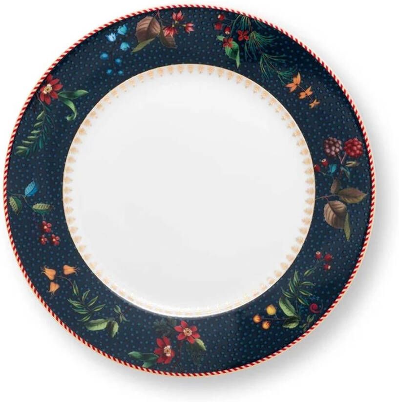 PiP Studio Plate Berry Blues Blue 21cm