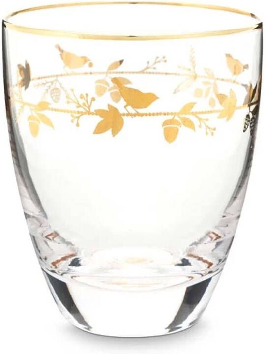 PiP Studio Water glas Winter Wonderland Gold 360ml