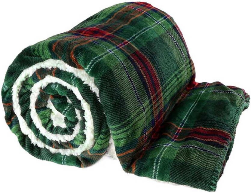 Plaid Larsson Dark Green - Foto 1