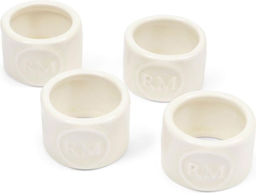 Riviera Maison Portofino servetten ring 4 stuks white