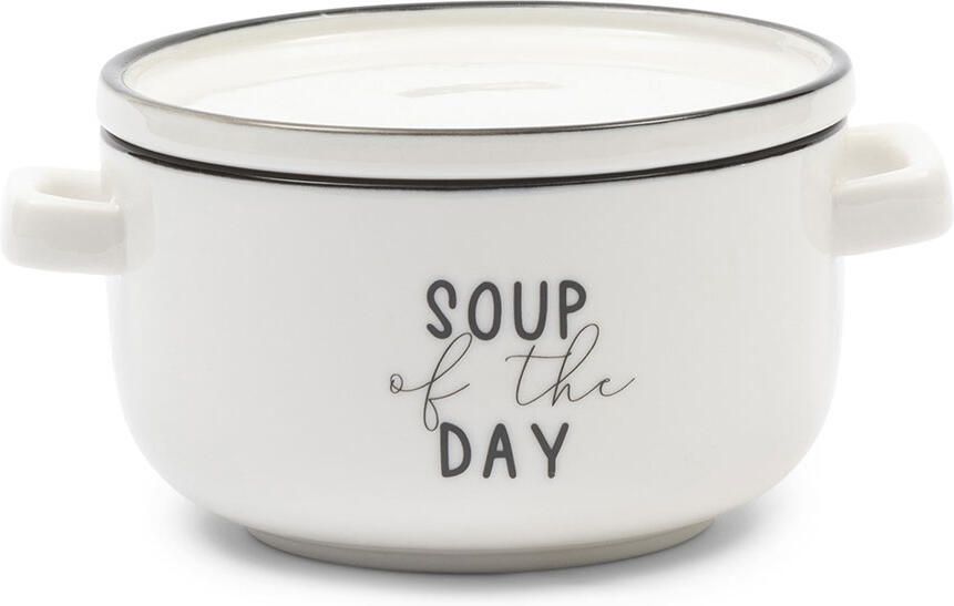 Riviera Maison Soepkom met plate My Favourite