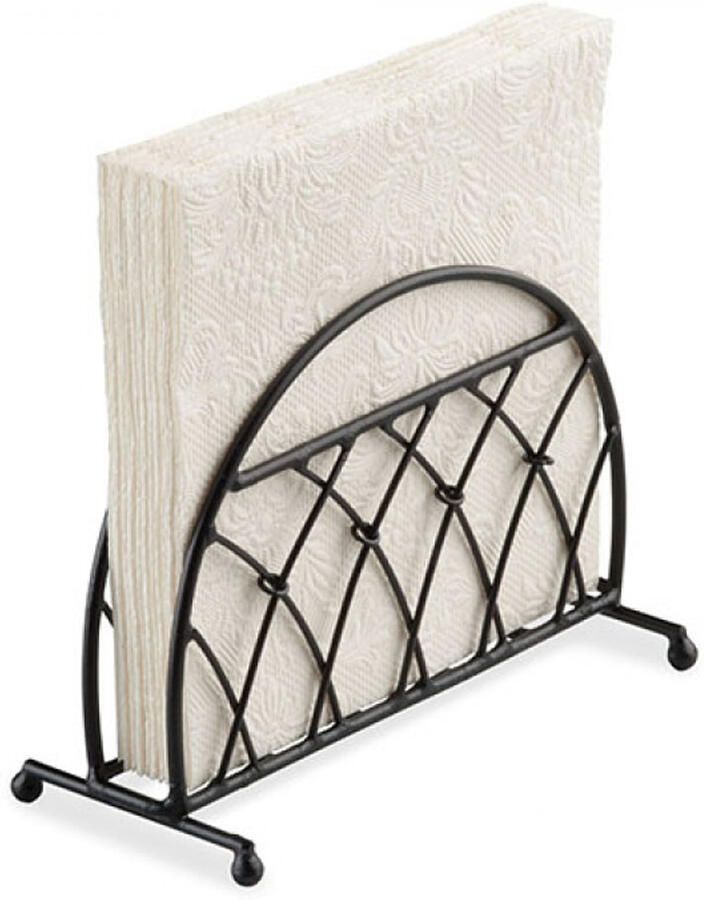 Servettenhouder Ambiente Lattice Black