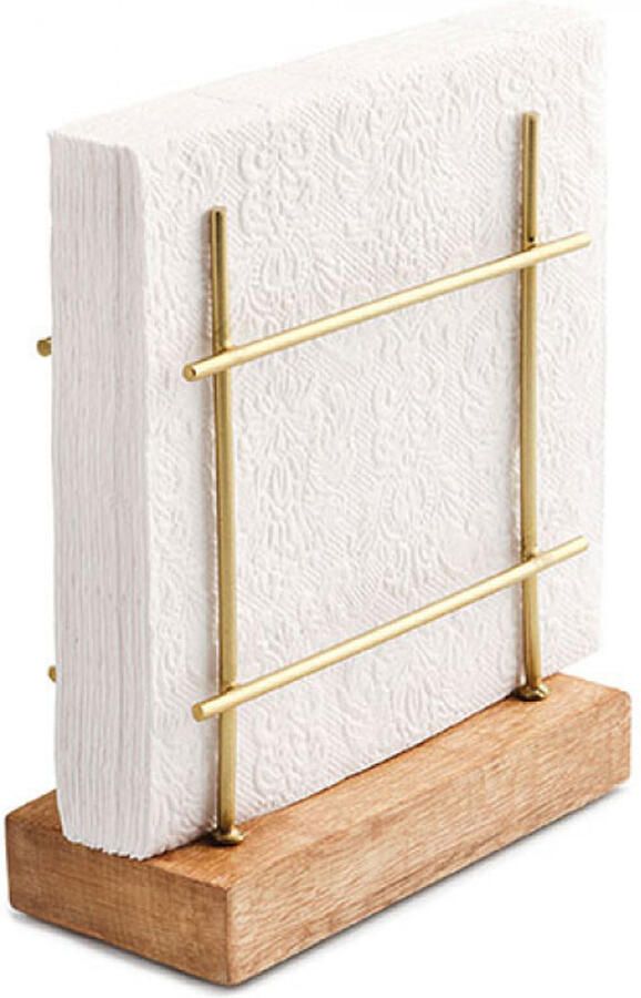 Servettenhouder Ambiente Standing Figure gold