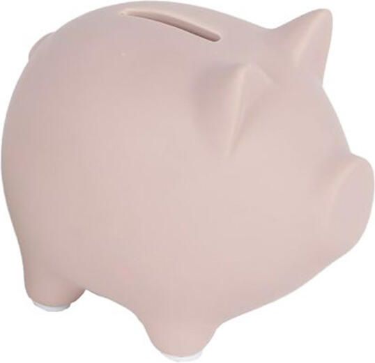 Spaarpot varken aardewerk roze